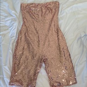 Kylie Jenner Pink Sequence Jumpsuit
